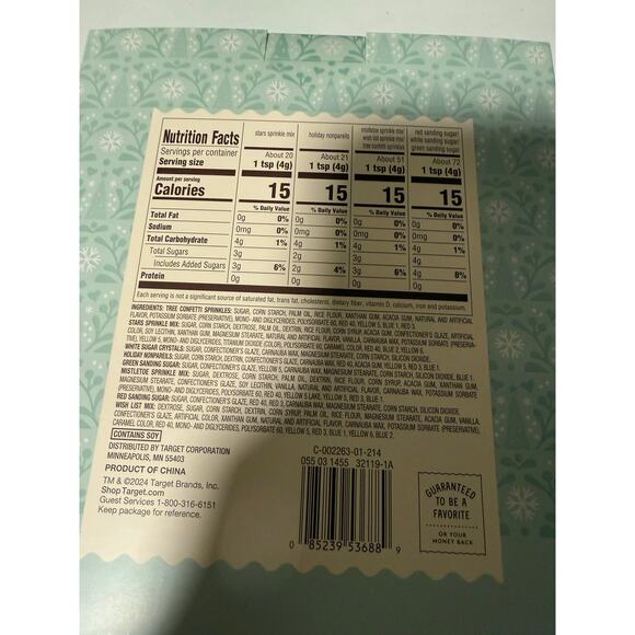 Favorite Day Deluxe Holiday Sprinkle Set - SEALED - - Picture 7 of 8